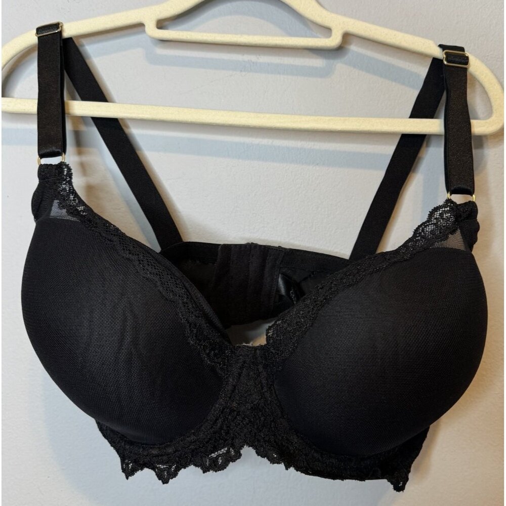 Smart & Sexy Bra 38DD BLACK lace